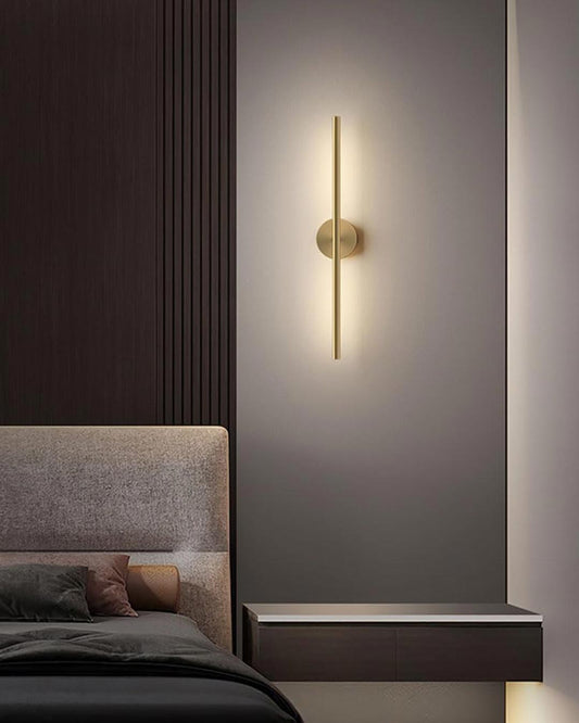Modern Gold Linear LED Wall Lamp