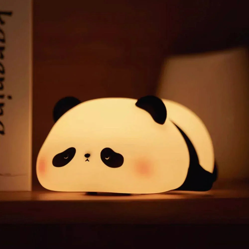 Rechargeable Soft Silicone Animal Night Light with Adjustable Brightness