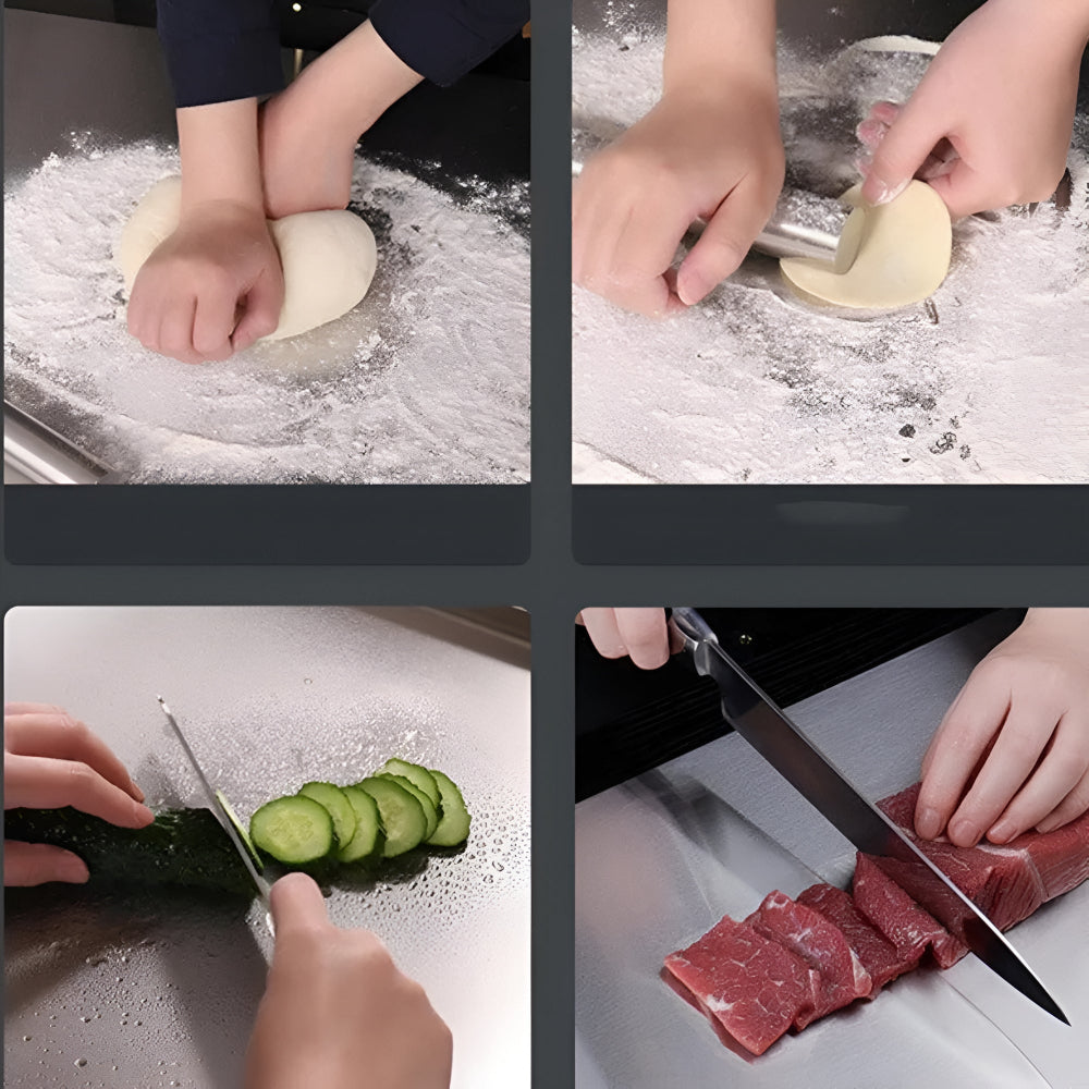 Stainless Steel Non-Slip Chopping Board