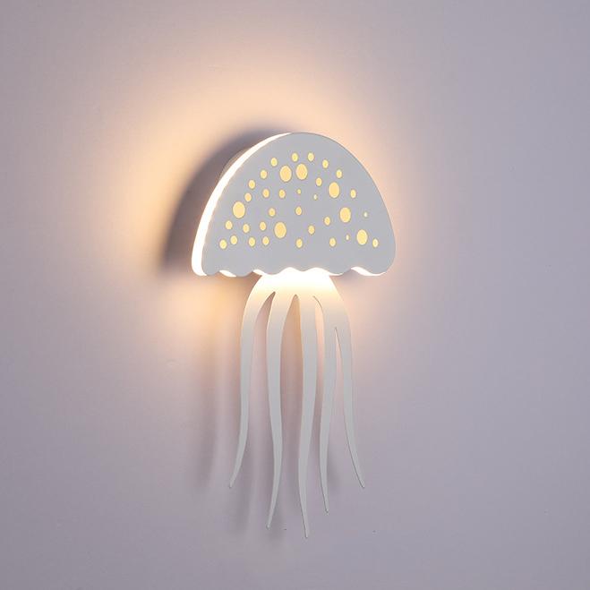 Modern LED Jellyfish Wall Light - Sculptural Design