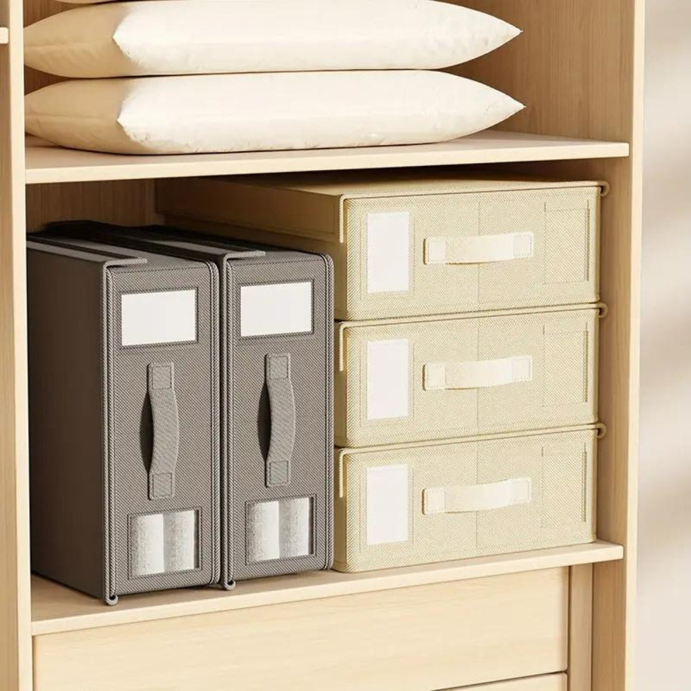 Foldable Bedding Organizer for Sheets and Duvet Covers