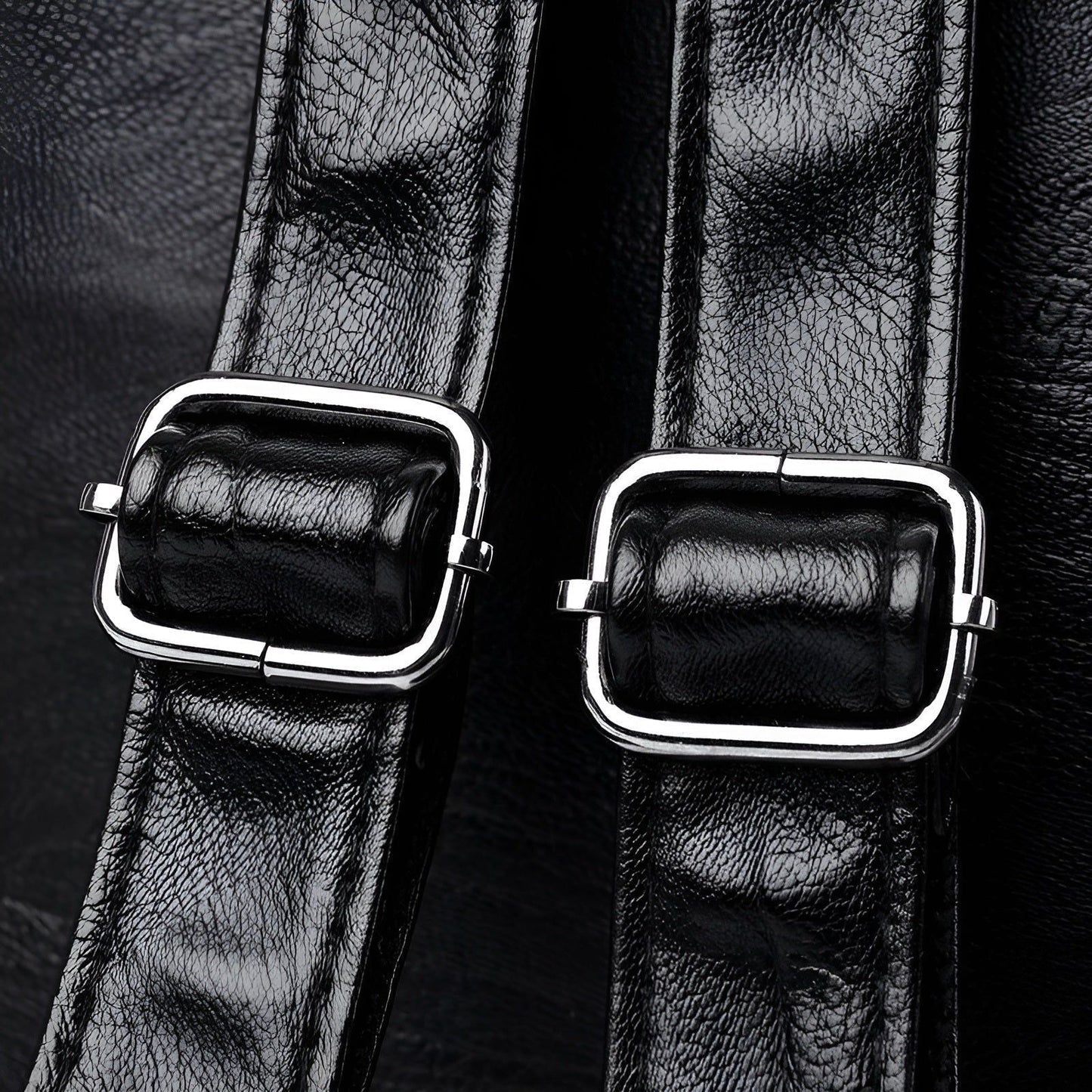 Lightweight Women's Leather Backpack - Stylish Waterproof Design for Daily Use