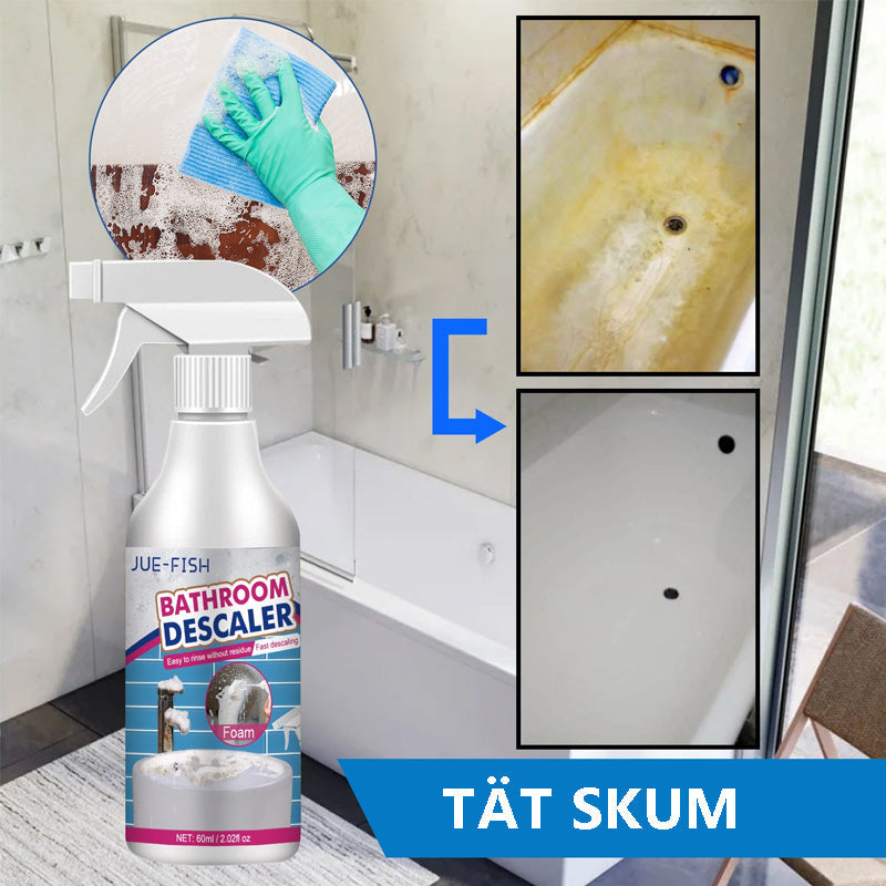 Multifunctional Foam Bathroom Cleaner for Stains and Odors