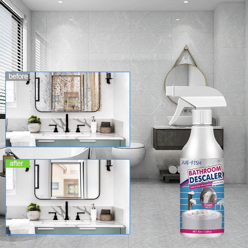 Multifunctional Foam Bathroom Cleaner for Stains and Odors