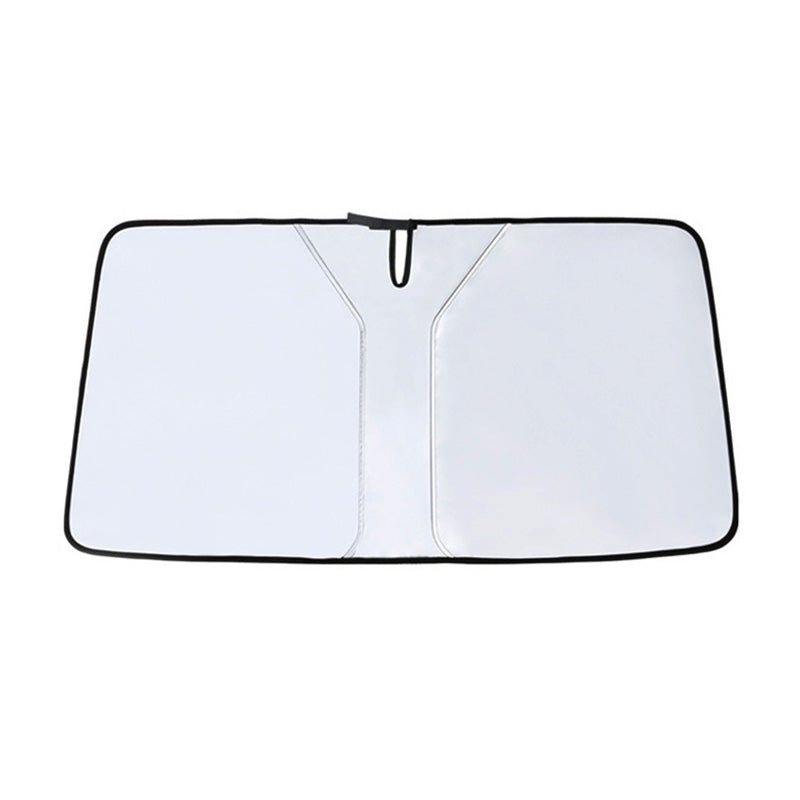 Folding Car Windshield Sunshade with Steering Wheel Protector