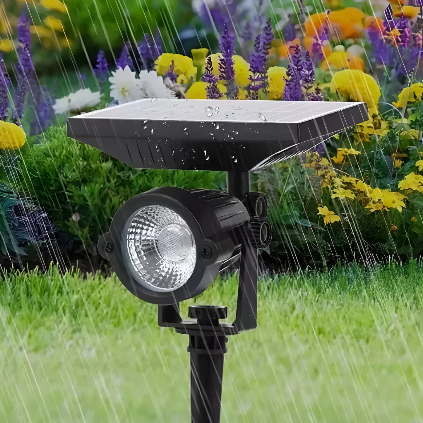 Adjustable Solar Spotlights with Dual Modes and Weather-Resistant Design