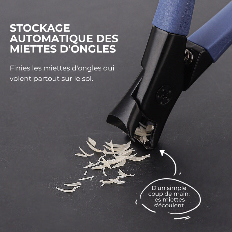Ergonomic Stainless Steel Nail Clipper with Double-Sided File