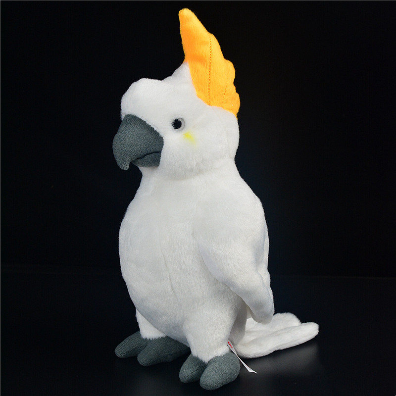 White Cockatoo Plush Stuffed Animal Toy