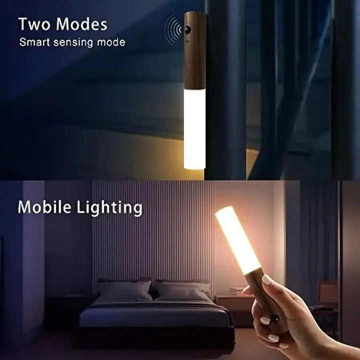 Portable LED Motion Sensor Night Light with USB Recharge