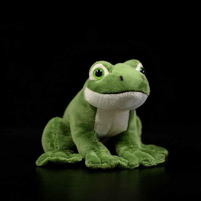 Soft Plush Green Tree Frog Toy for Kids