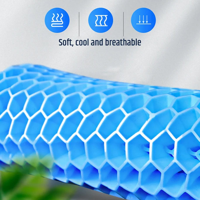 Honeycomb Gel Seat Cushion with Cooling Cover