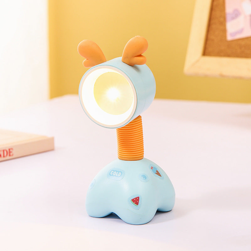 Adorable LED Desk Lamp with Adjustable Angle - Dog or Deer Design