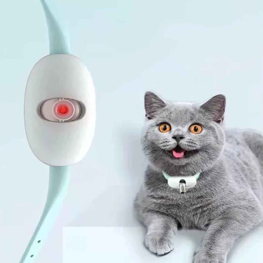 Interactive USB Rechargeable Laser Cat Collar