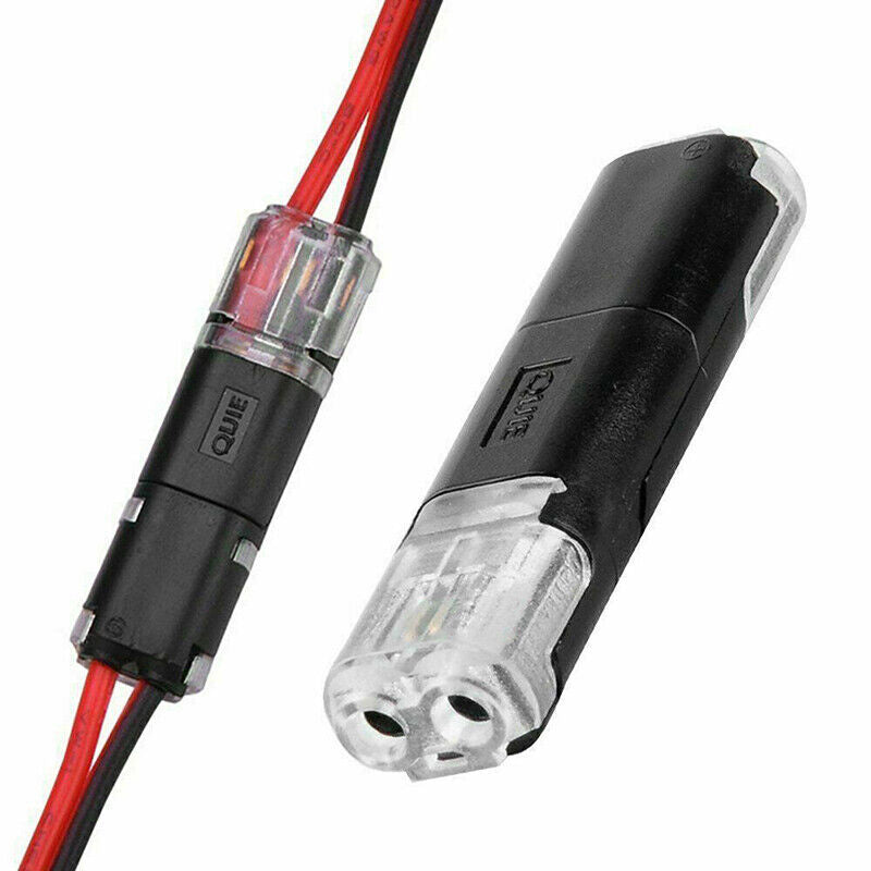 Double Wire Locking Connector for Safe Electrical Connections