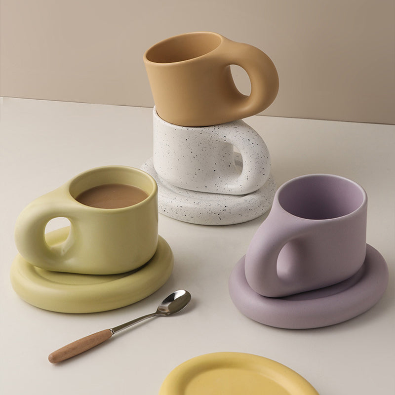 Ceramic Nordic Minimalist Thick Mug 10 oz
