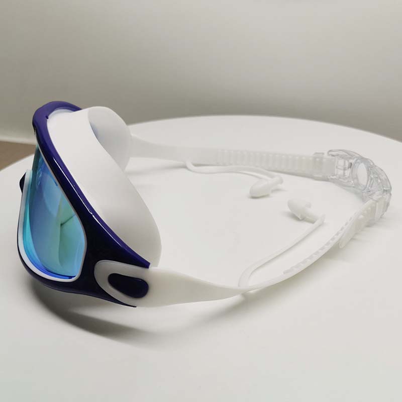 Anti-Fog Silicone Swim Goggles with Wide Vision