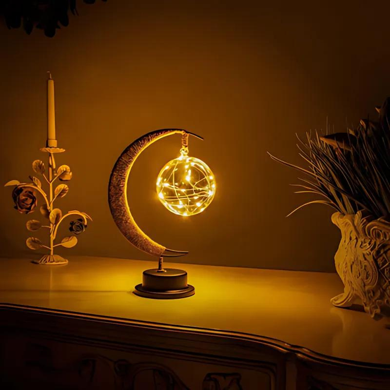 Elegant LED Glass Table Lamp for Enchanting Atmosphere