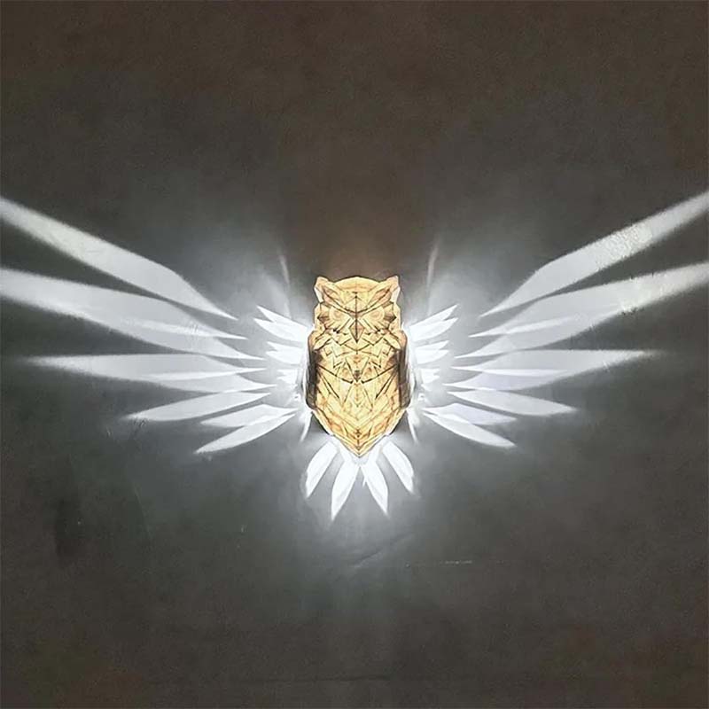 Owl or Eagle Night Light Wall Decor