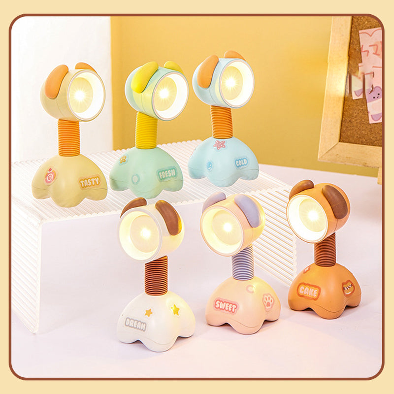 Adorable LED Desk Lamp with Adjustable Angle - Dog or Deer Design