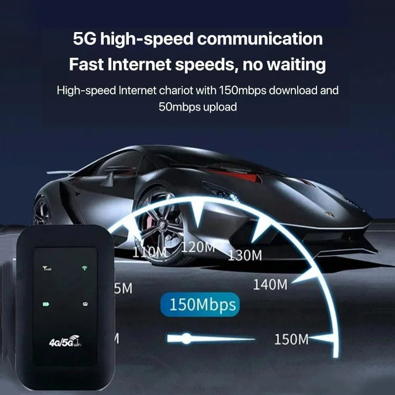 Wireless Portable WiFi Hotspot with 4G Connectivity
