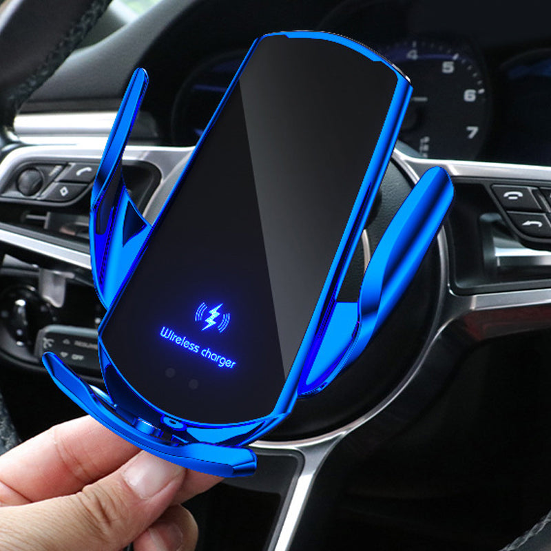Wireless Car Charger Mount with Automatic Clamp and One-Handed Operation