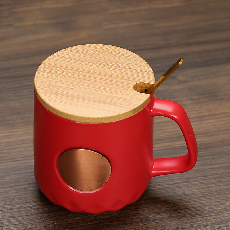 Ceramic Bronze Coffee Mug - Versatile Hot Beverage Cup