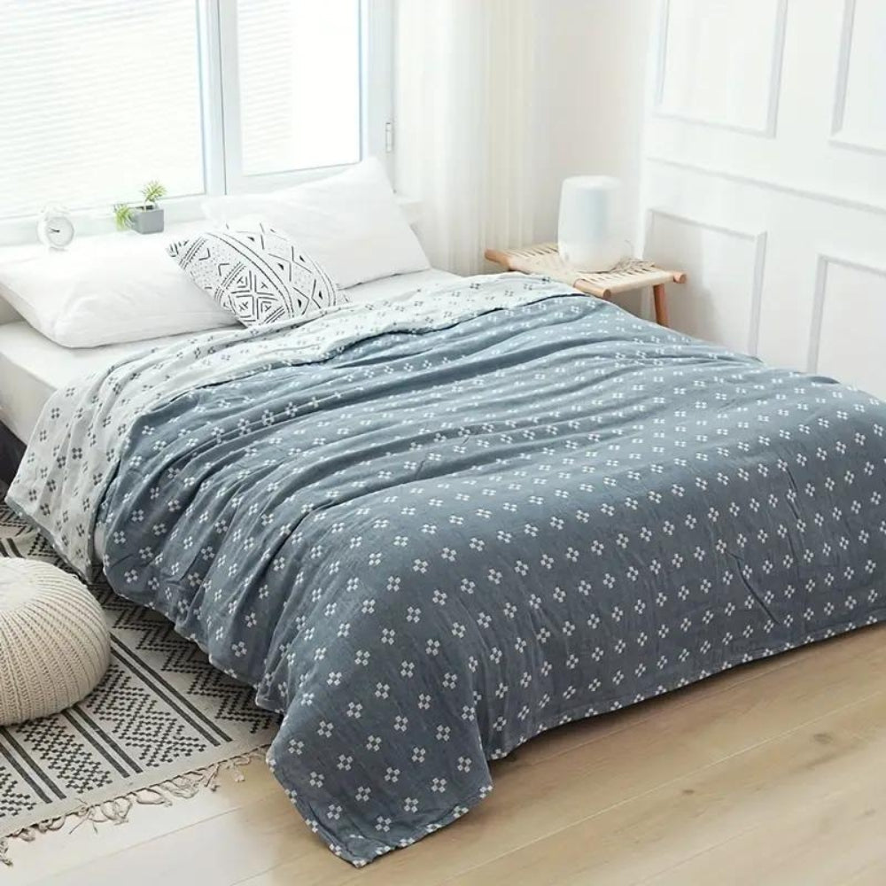 100% Cotton Diamond Dot Gauze Blanket