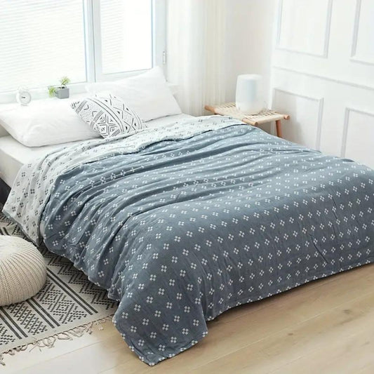 100% Cotton Diamond Dot Gauze Blanket