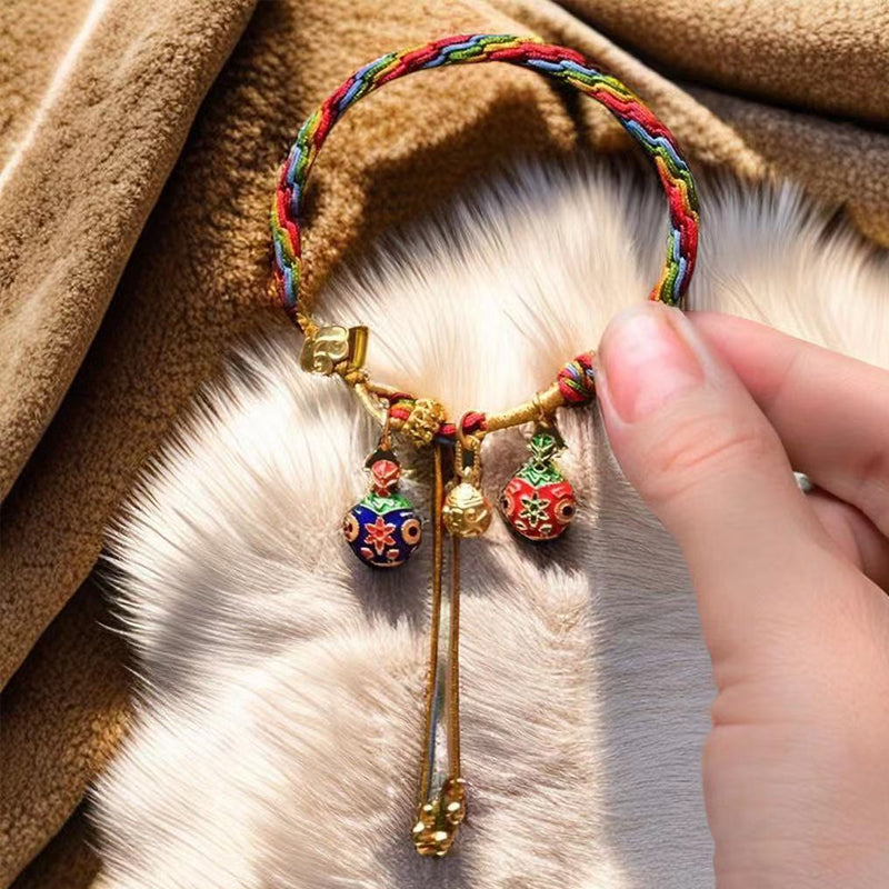 Adjustable Colorful Braided Mythology Bracelet