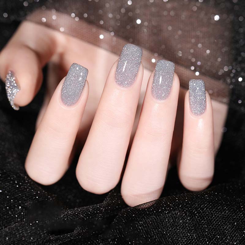 Glitter Diamond Gel Nail Polish 8ml - Long-Lasting Shine