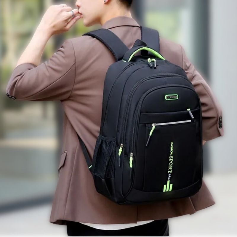 Waterproof Oxford Men's Backpack with Padded Straps