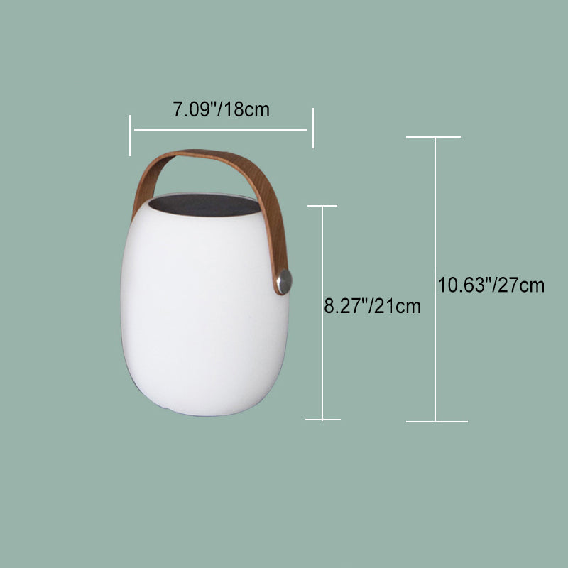 Solar Rechargeable LED Lantern with Color-Changing Modes and Waterproof Design