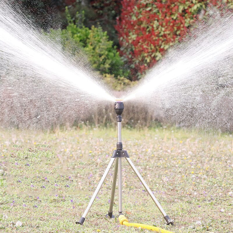 Adjustable Rotating Tripod Sprinkler with Misting Function