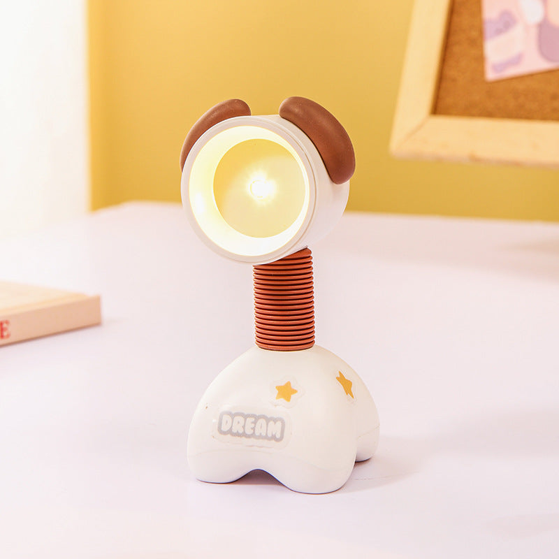 Adorable LED Desk Lamp with Adjustable Angle - Dog or Deer Design