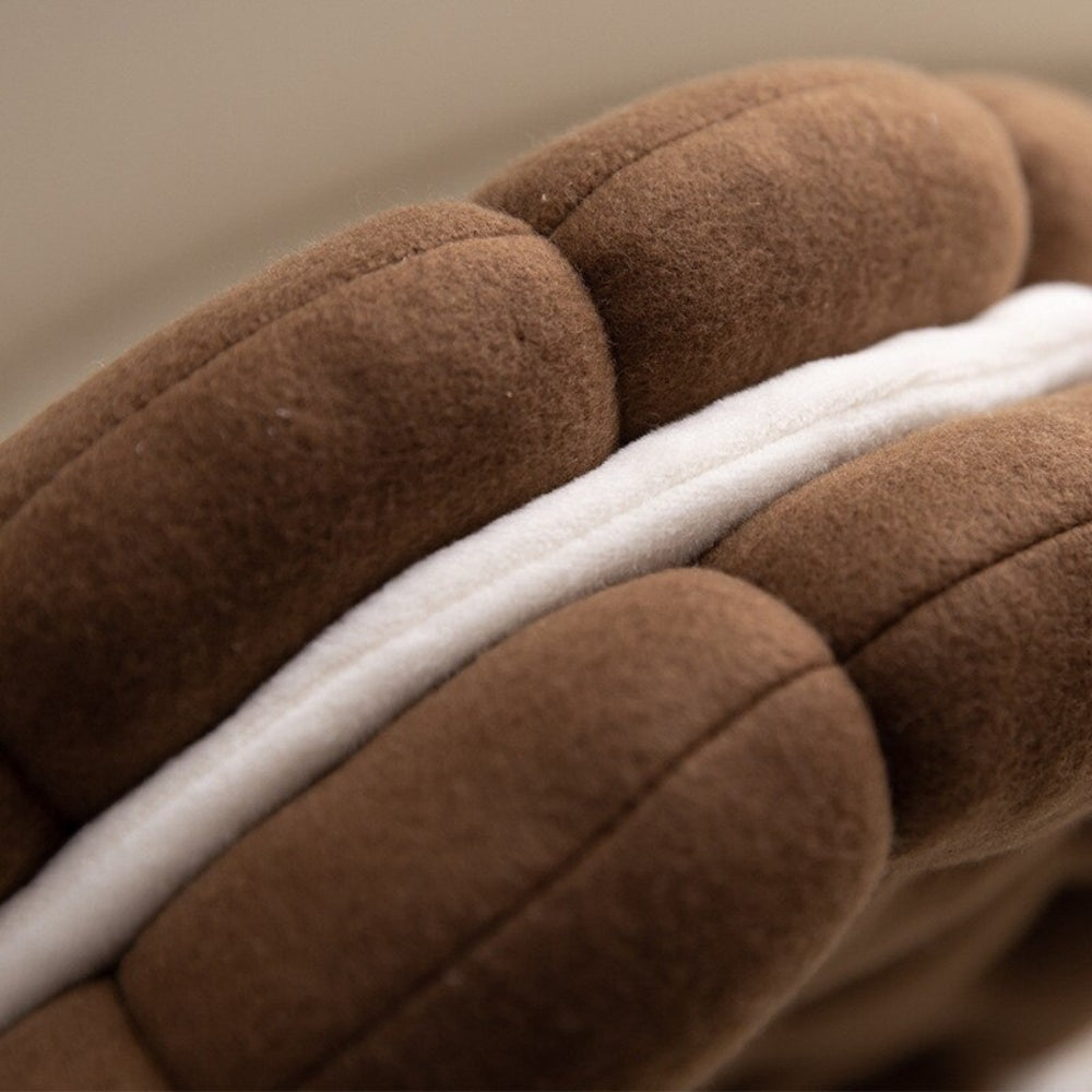 Cookie-Inspired Plush Cushion