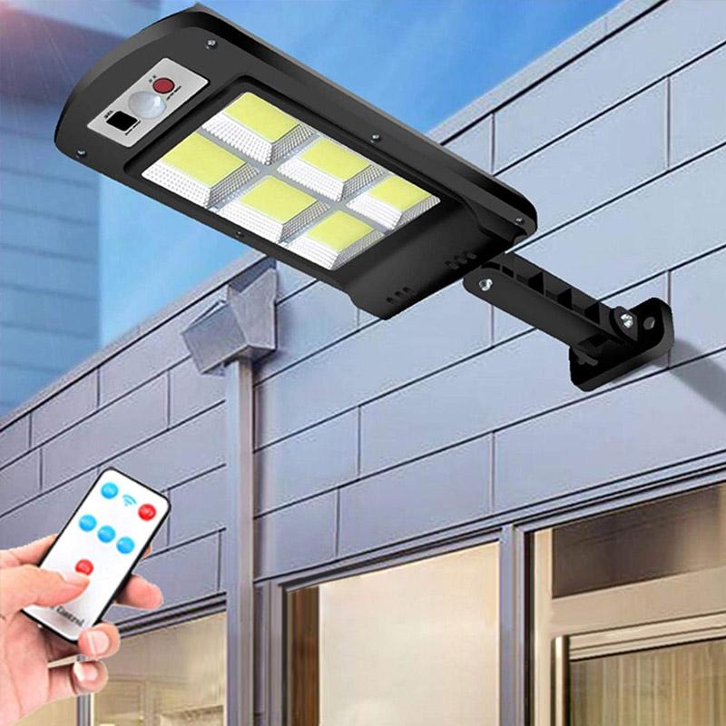 200W Solar LED Outdoor Lamp with Remote Control and Motion Sensor