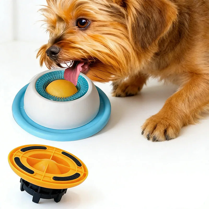 Slow Feeder Lick Mat for Dogs and Cats with Non-Slip Base