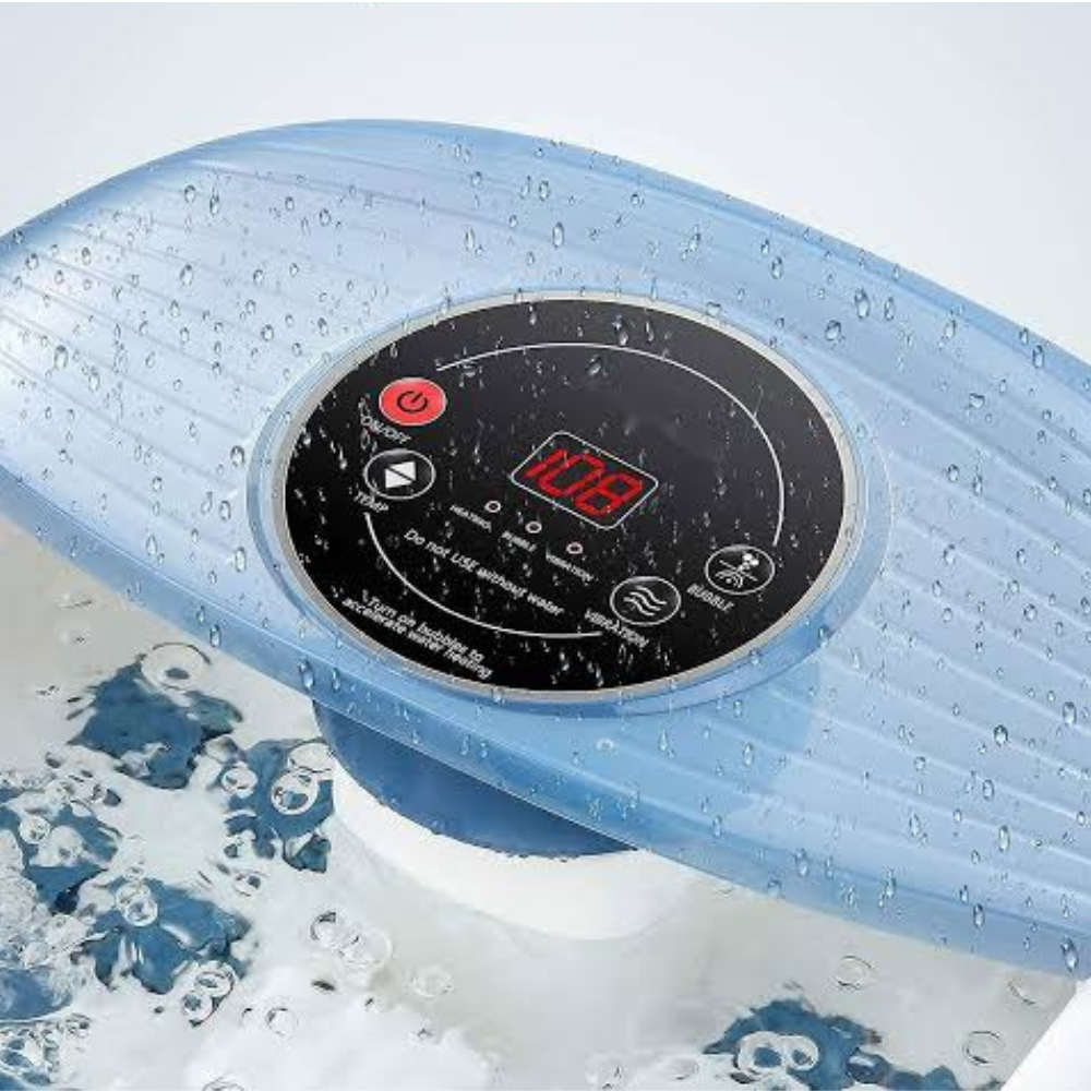 Temperature Controlled Foot Spa Massager with Bubble Bath and Vibration