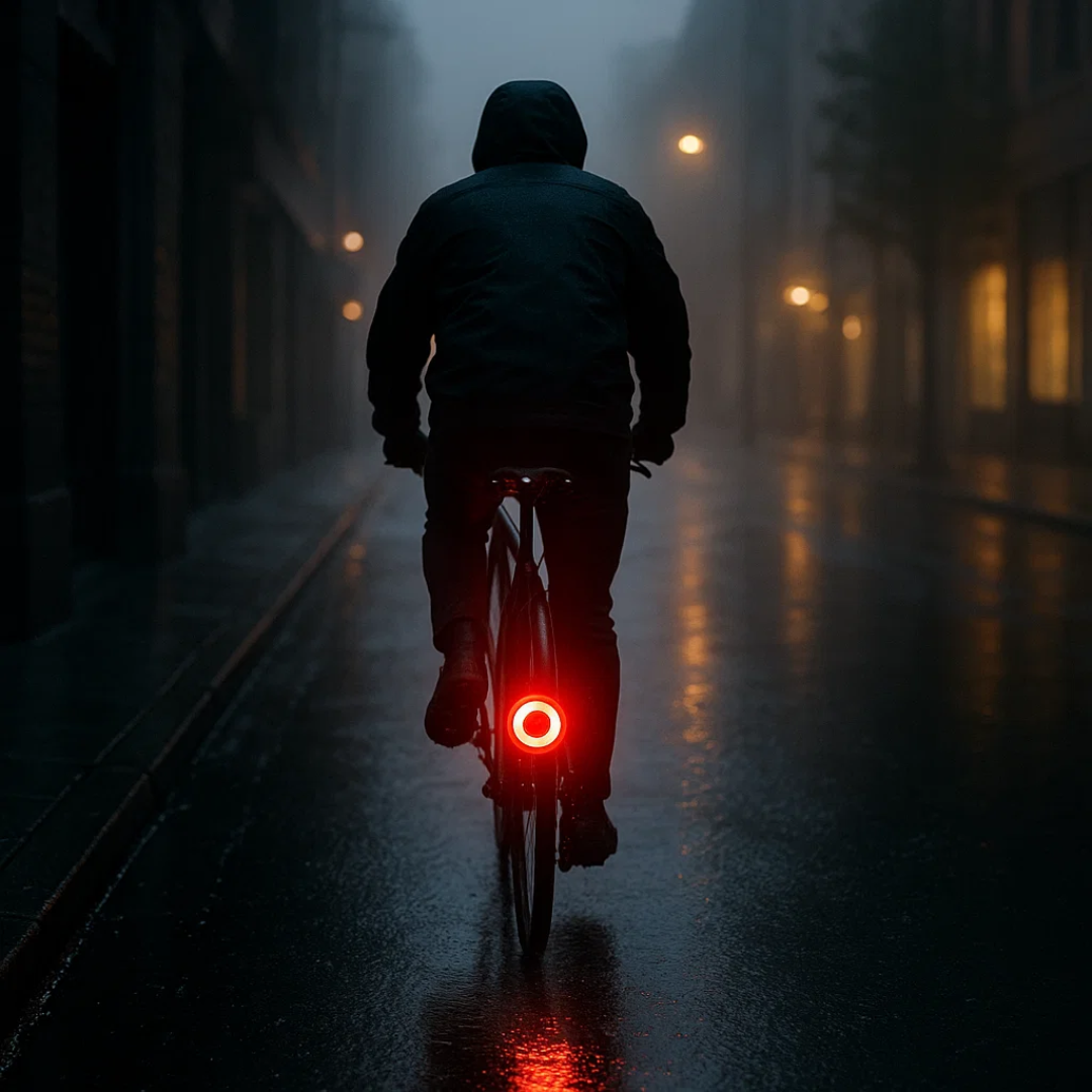 USB Rechargeable Smart Bike Rear Light with Automatic Brake Signal