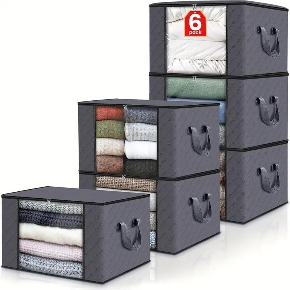 Foldable Clothes Storage Bag with See-Through Window