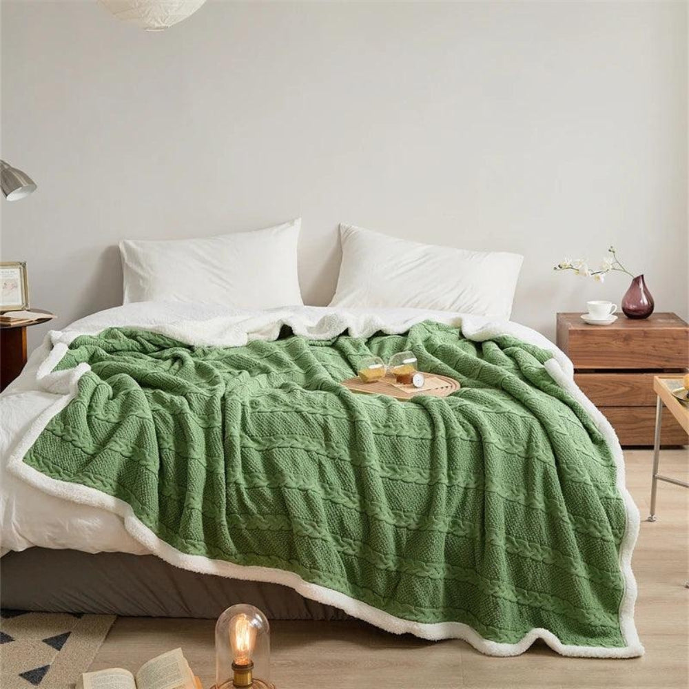Ultra-Soft Mellow Sherpa Blanket for Cozy Comfort