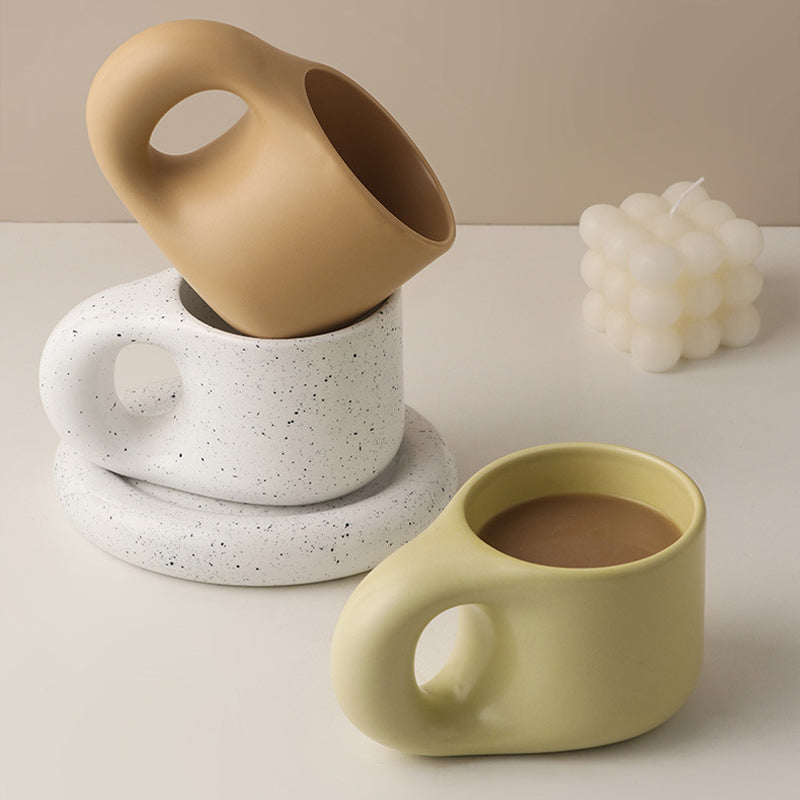 Ceramic Nordic Minimalist Thick Mug 10 oz