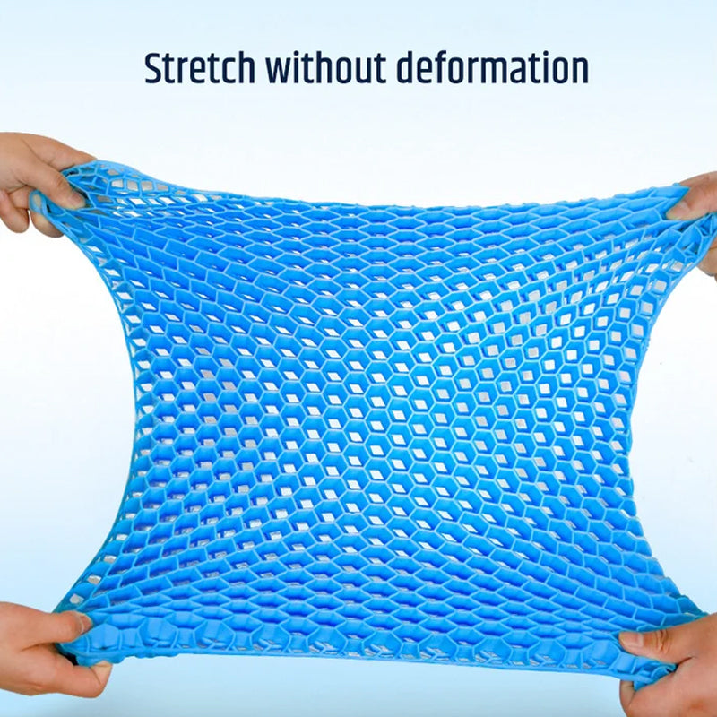Honeycomb Gel Seat Cushion with Cooling Cover