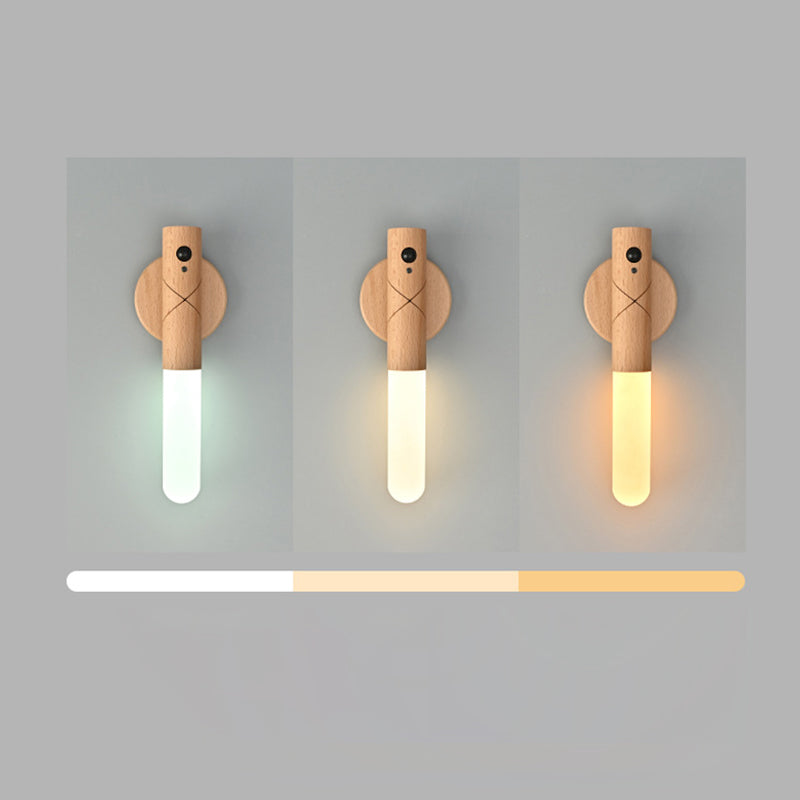 Rechargeable Motion Sensor Night Light with Magnetic Mount