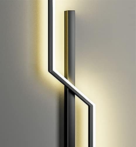 Modern LED Minimalist Wall Lamp in Black and Gold