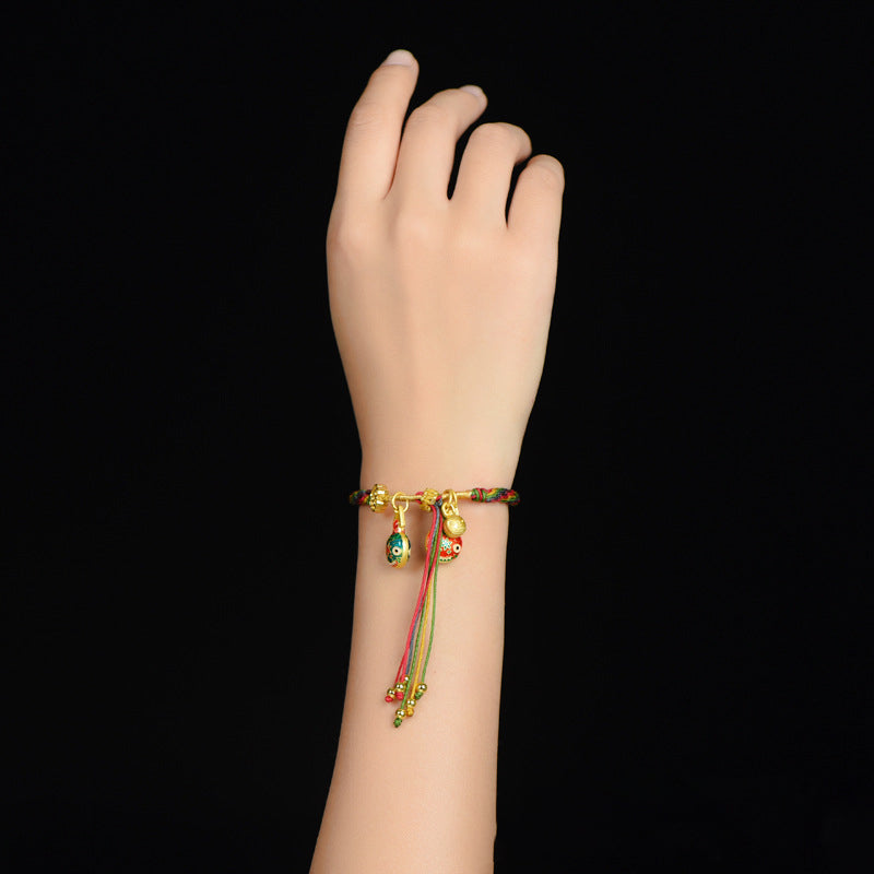 Adjustable Colorful Braided Mythology Bracelet