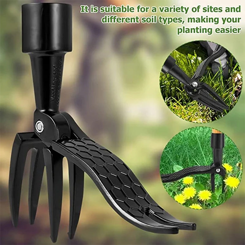 Stainless Steel Adjustable Long Handle Weeder Tool