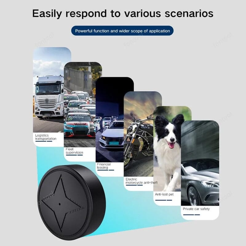 Strong Magnetic GPS Tracker with Real-Time Location and Audio Recording