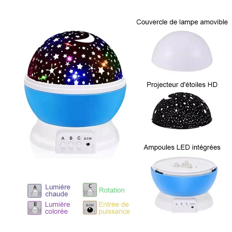 Starry Sky Night Light Projector with Remote Control