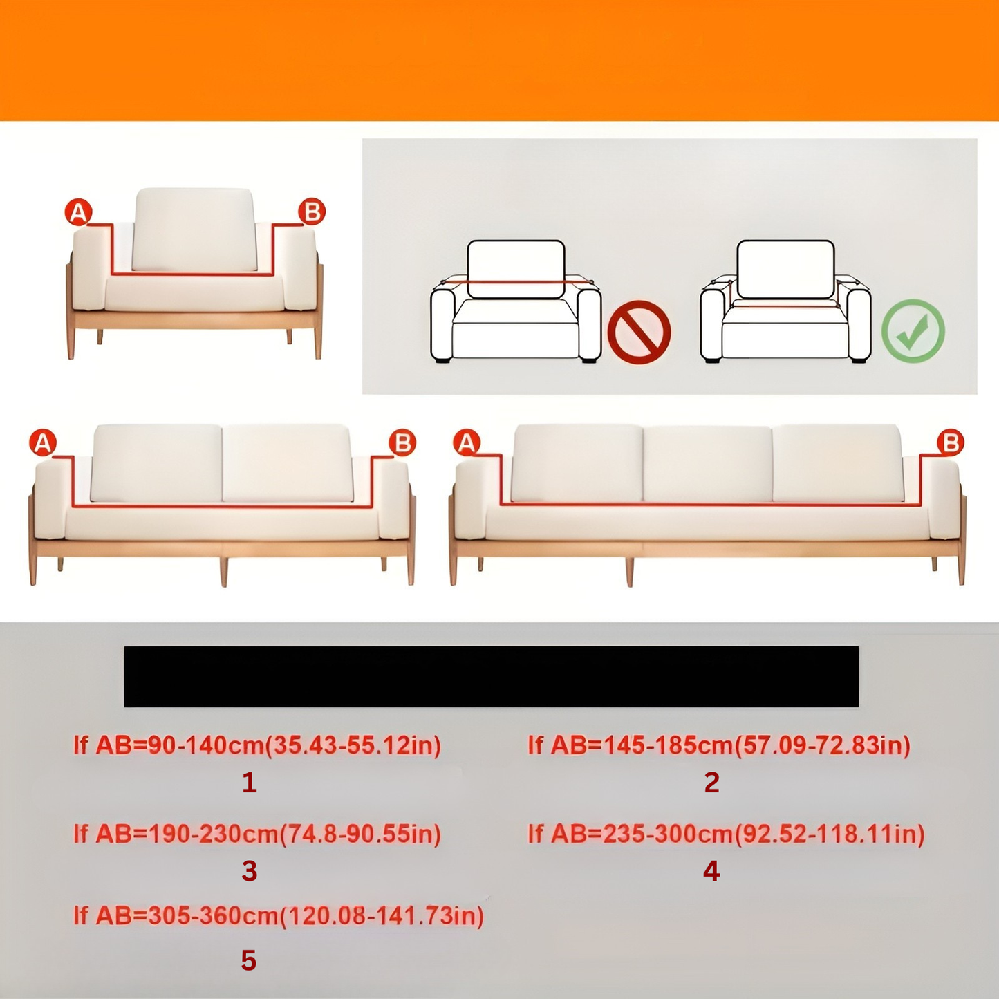 Plush Vertical Striped Sofa Cover Set - Soft Polyester Protection